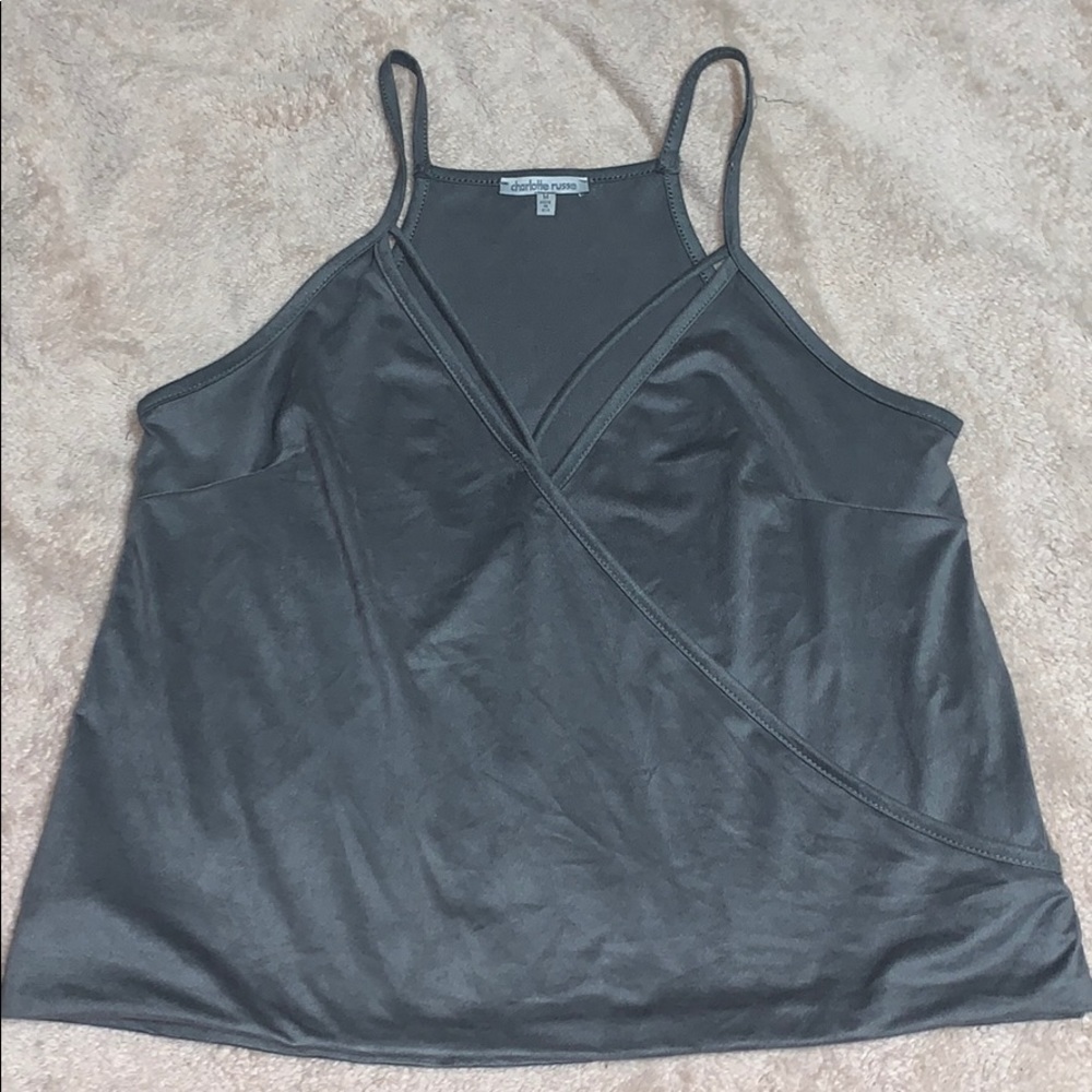 Cross design racerback tank